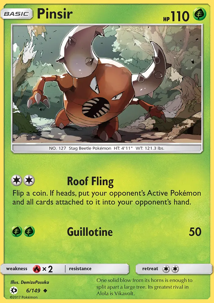 Pinsir (#6) — SM 006