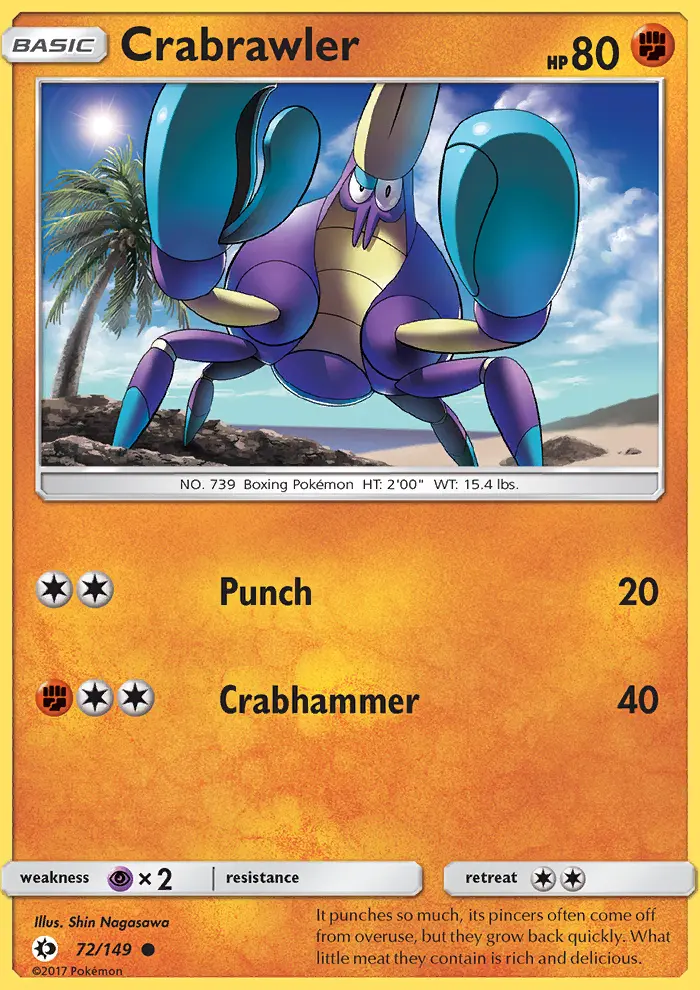 Crabrawler (#72) — SM 072
