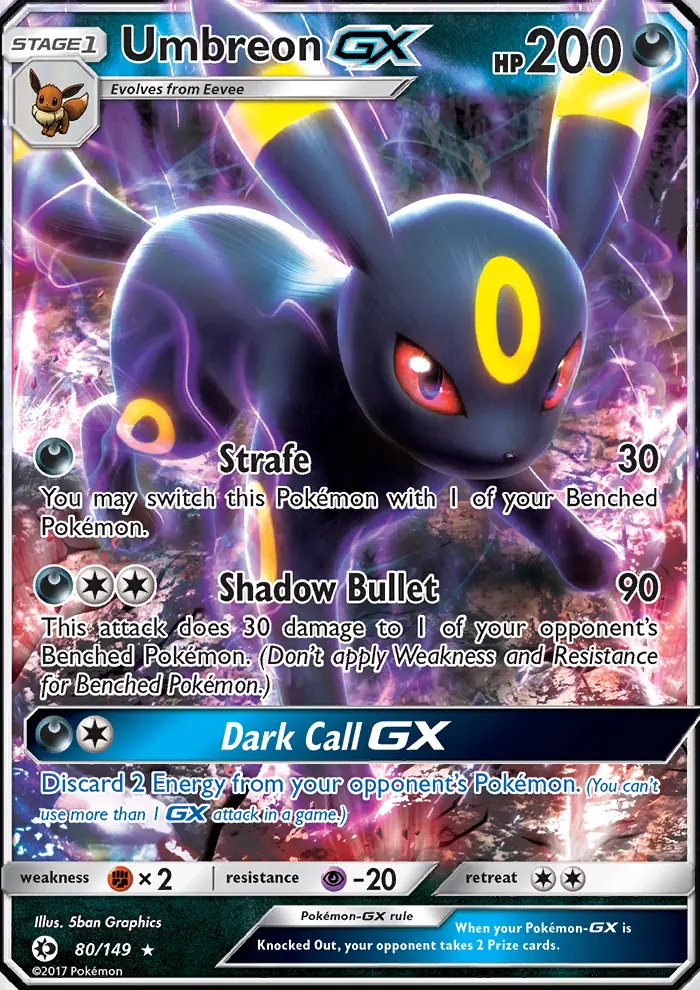 Umbreon GX (#80) — SM 080