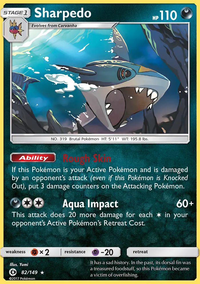 Sharpedo (#82) — SM 082