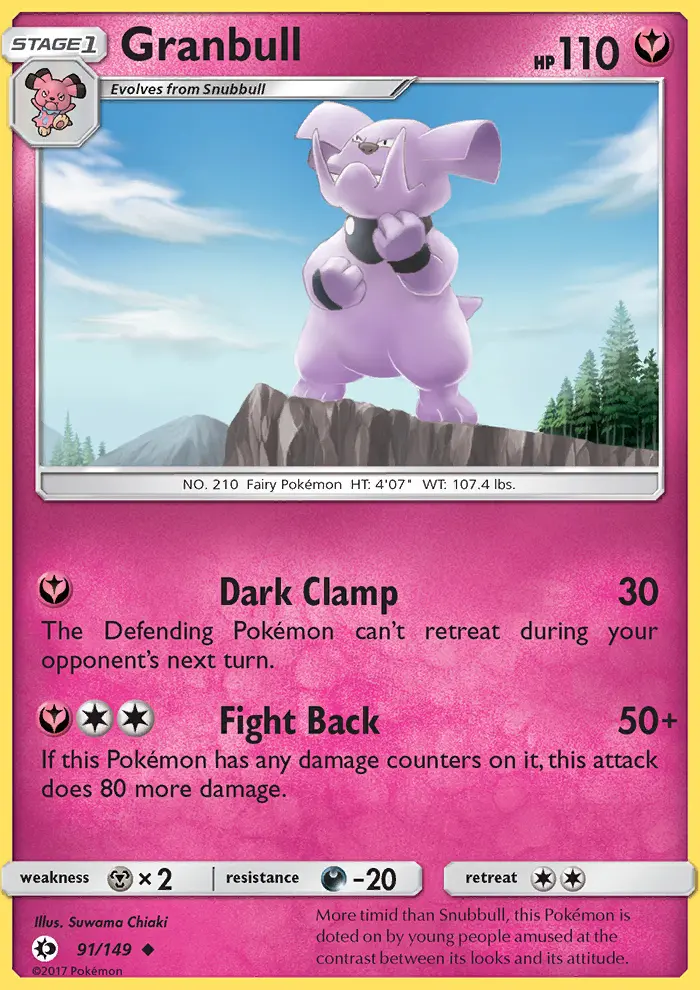 Granbull (#91) — SM 091