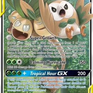 Rowlet & Alolan Exeggutor GX (#1) — UNM 001