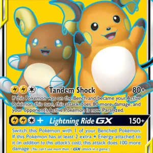 Raichu & Alolan Raichu GX (#220) — UNM 220