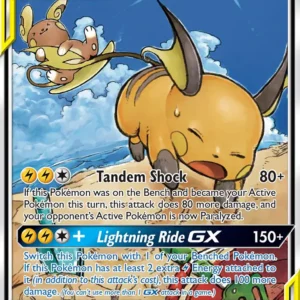 Raichu & Alolan Raichu GX (#221) — UNM 221