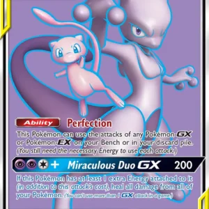 Mewtwo & Mew GX (#222) — UNM 222