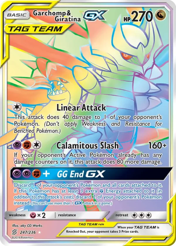 Garchomp & Giratina GX (#247) — UNM 247
