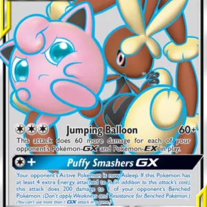 Mega Lopunny & Jigglypuff GX (#225) — CEC 225