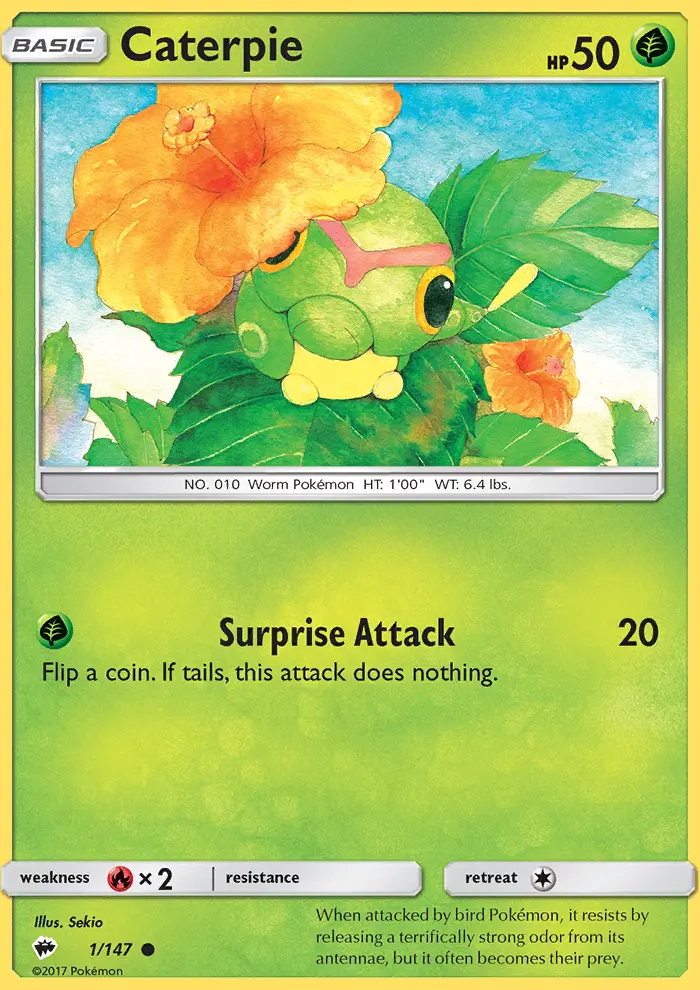 Caterpie (#1) — BUS 001