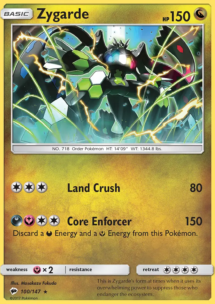 Zygarde (#100) — BUS 100