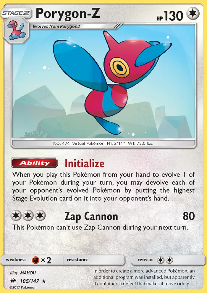 Porygon-Z (#105) — BUS 105