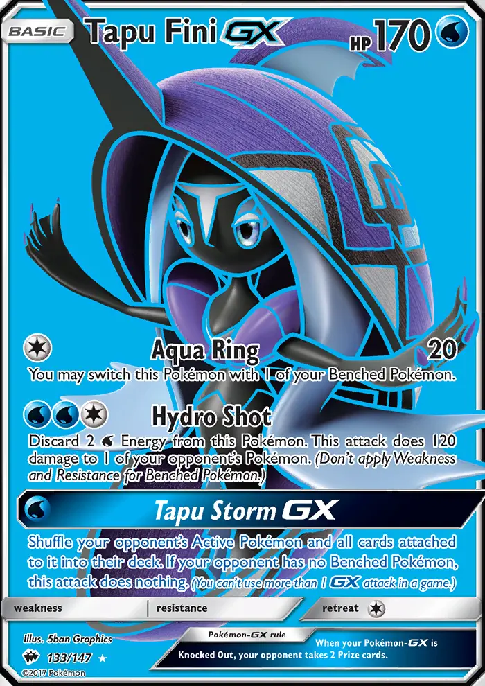 Tapu Fini GX (#133) — BUS 133