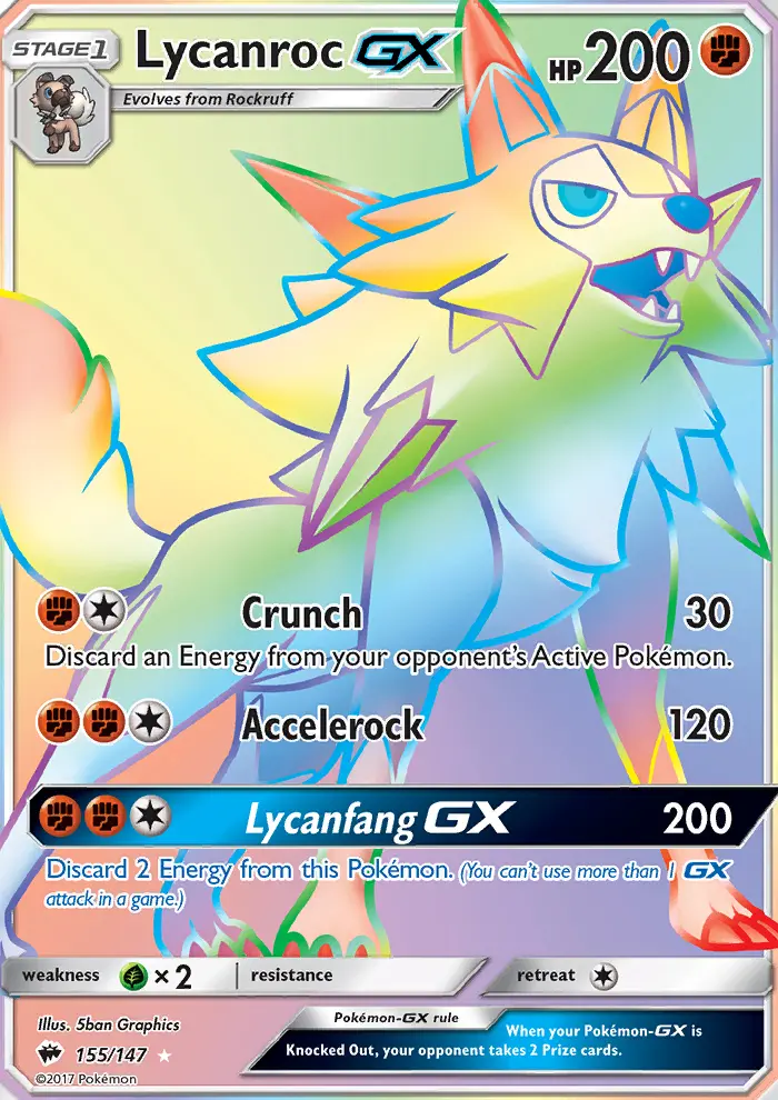 Lycanroc GX (#155) — BUS 155