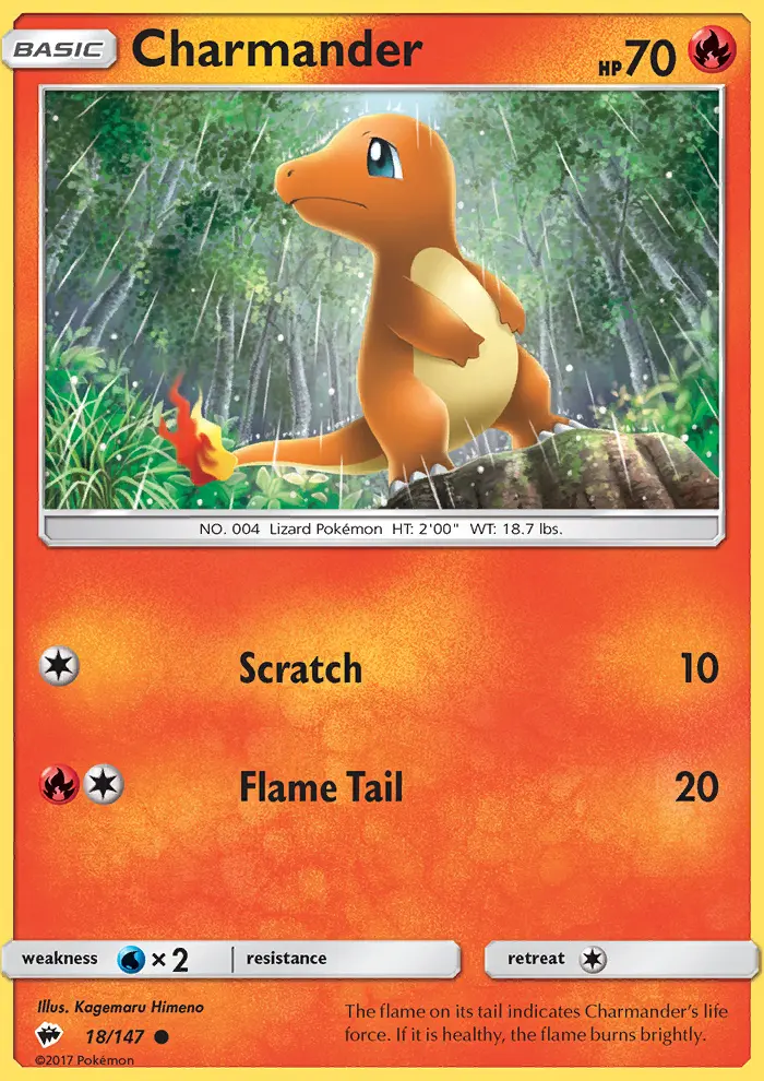 Charmander (#18) — BUS 018