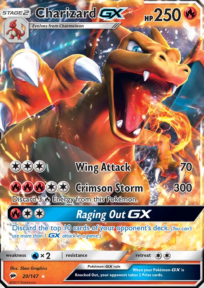 Charizard GX (#20) — BUS 020