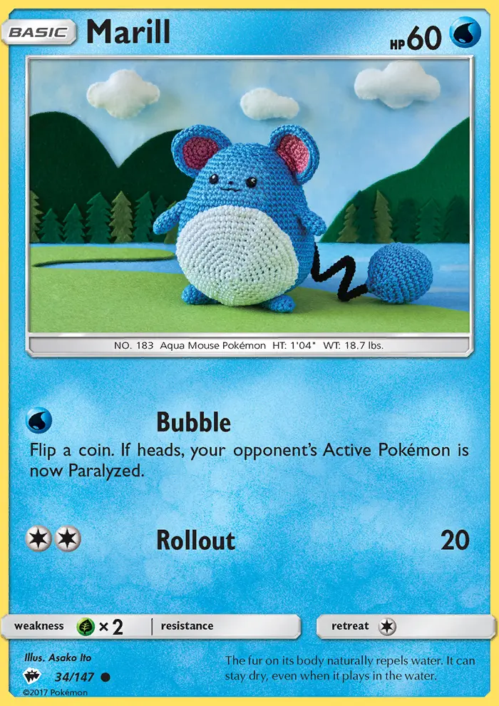 Marill (#34) — BUS 034