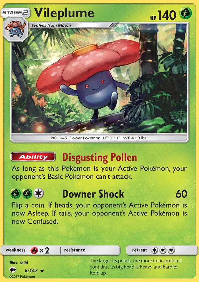 Vileplume (#6) — BUS 006