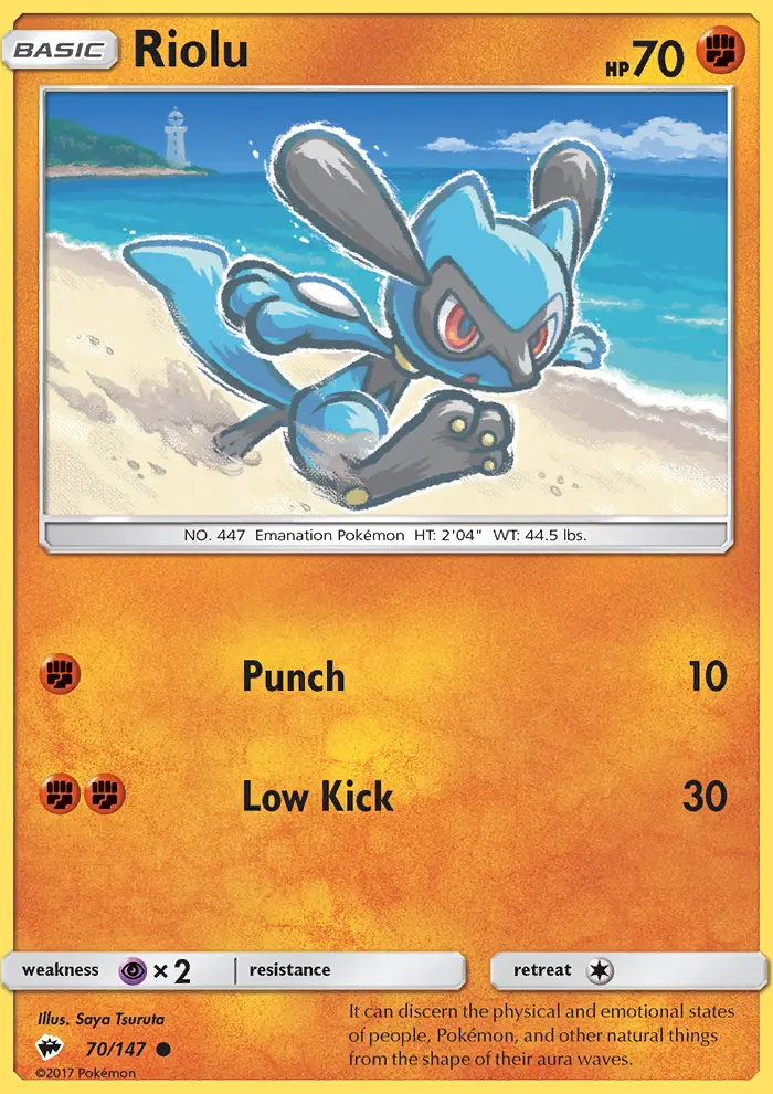 Riolu (#70) — BUS 070