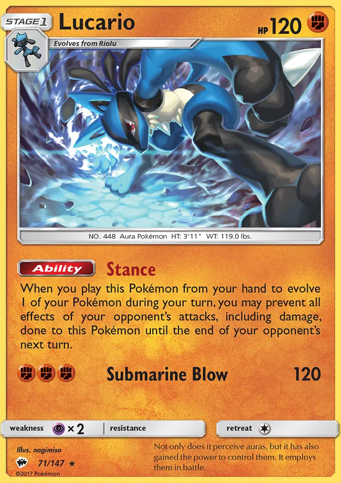 Lucario (#71) — BUS 071