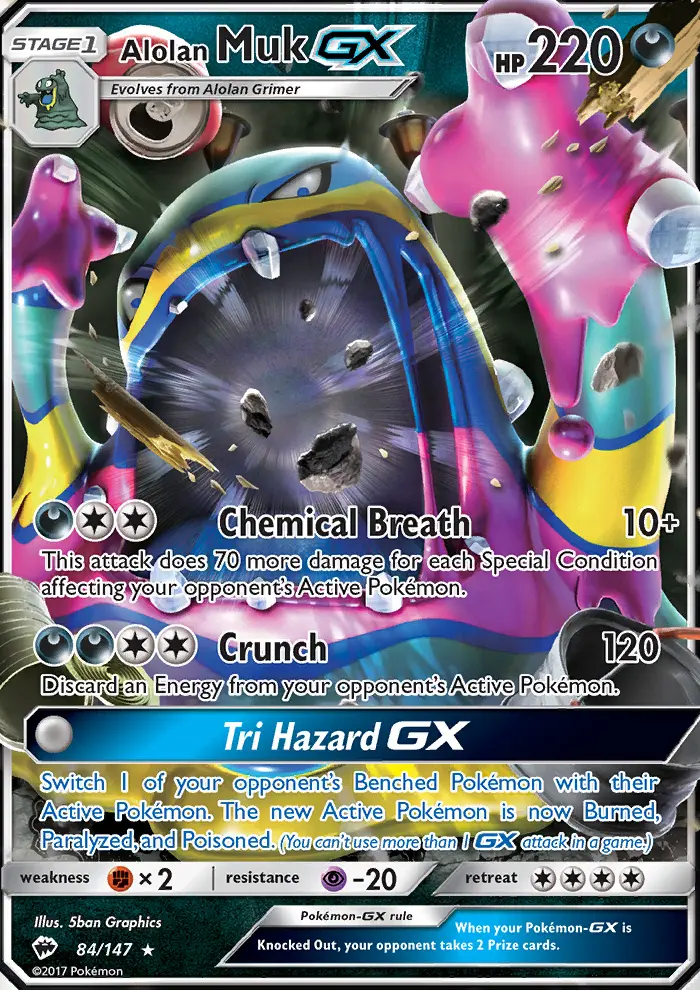 Alolan Muk GX (#84) — BUS 084