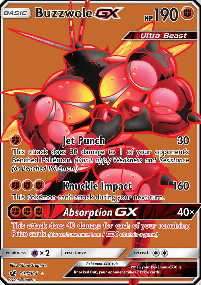 Buzzwole GX (#104) — CIN 104