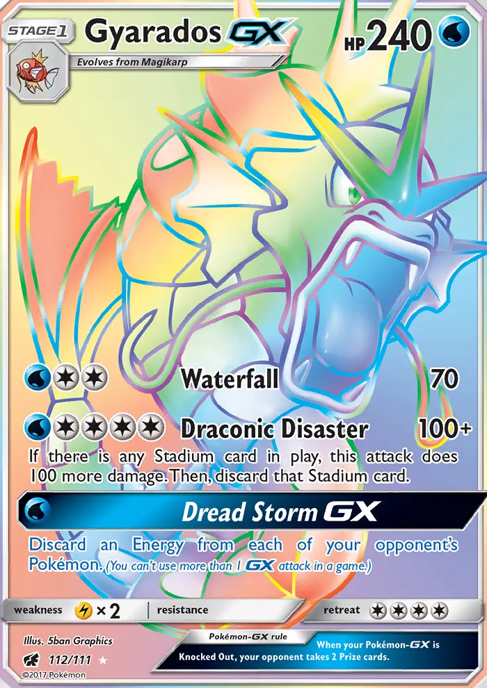 Gyarados GX (#112) — CIN 112