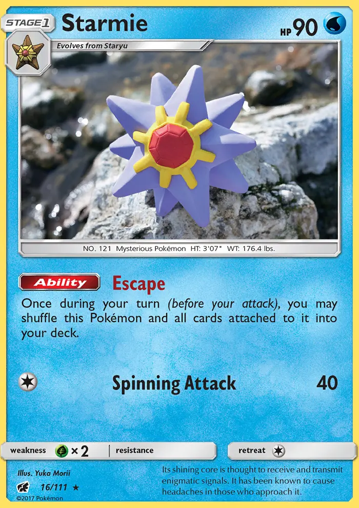Starmie (#16) — CIN 016
