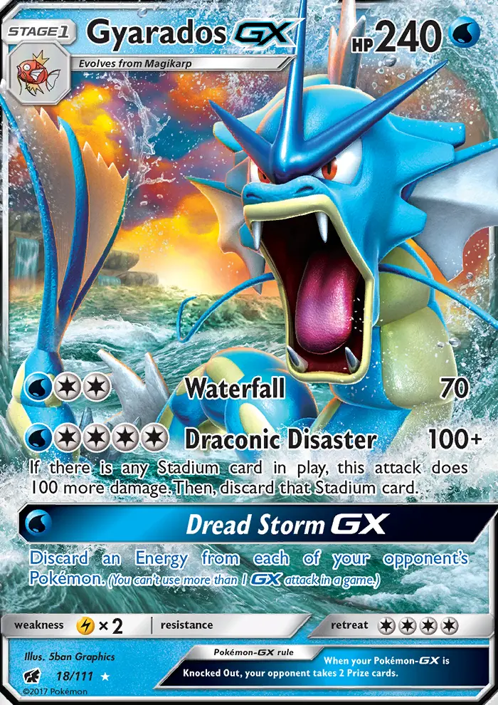 Gyarados GX (#18) — CIN 018