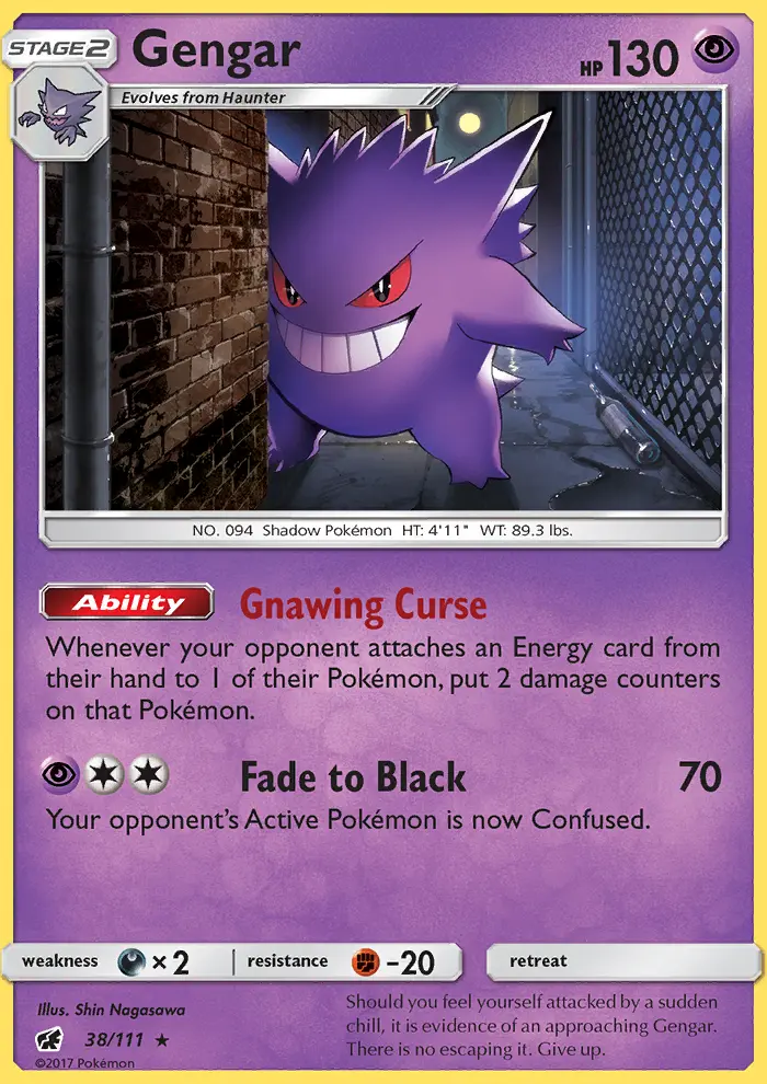 Gengar (#38) — CIN 038