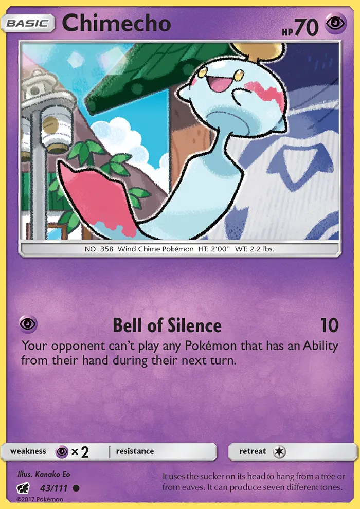 Chimecho (#43) — CIN 043