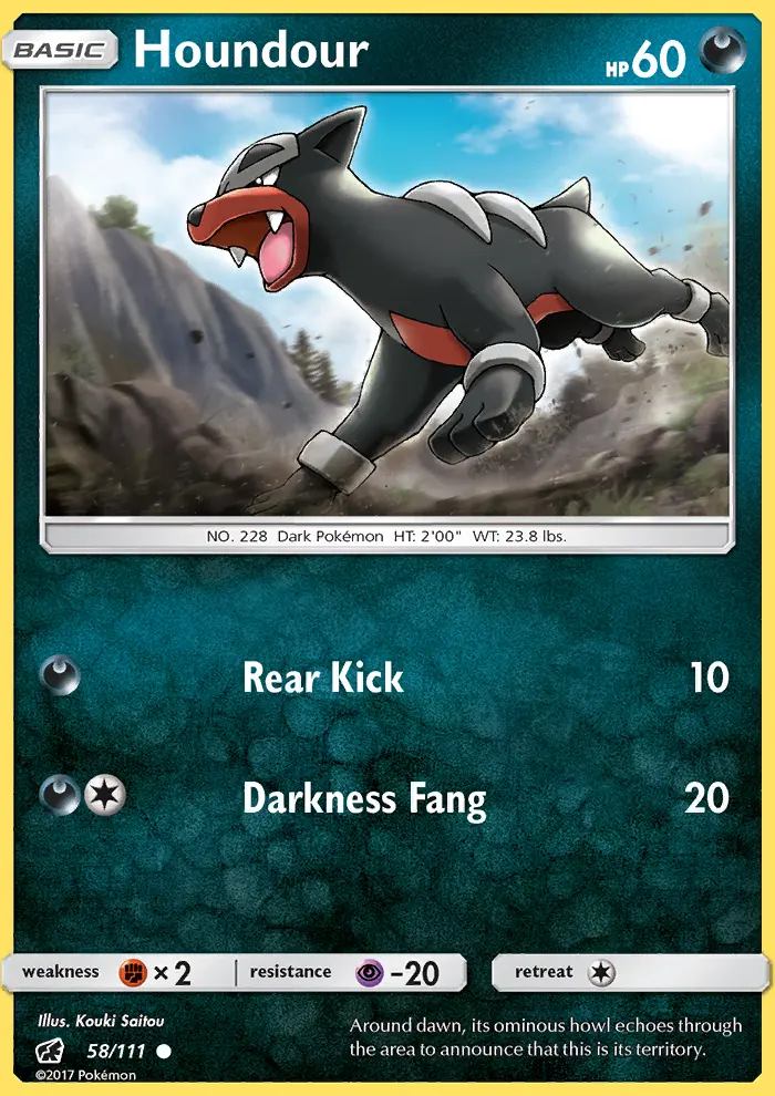 Houndour (#58) — CIN 058