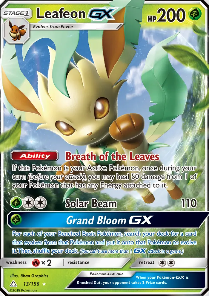 Leafeon GX (#13) — UPR 013