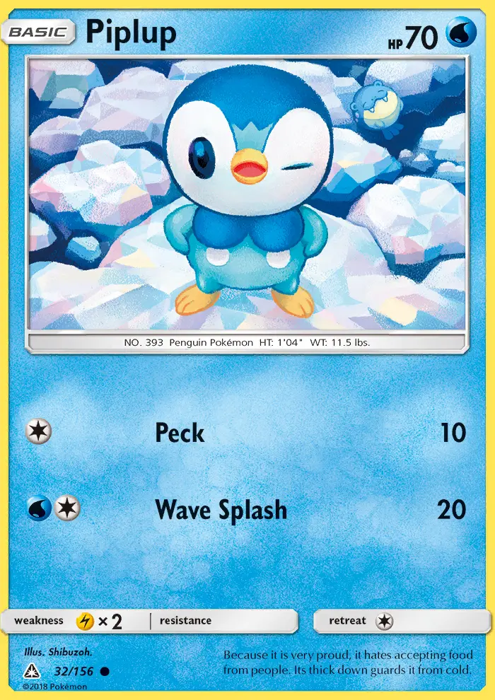 Piplup (#32) — UPR 032