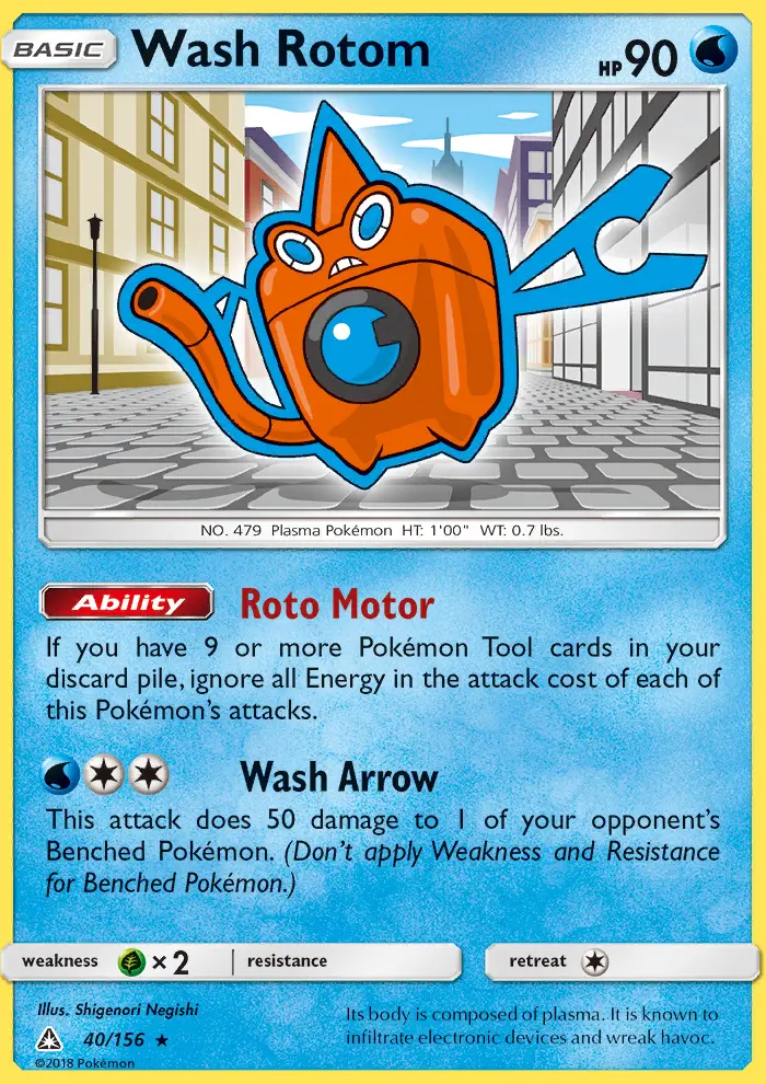 Wash Rotom (#40) — UPR 040