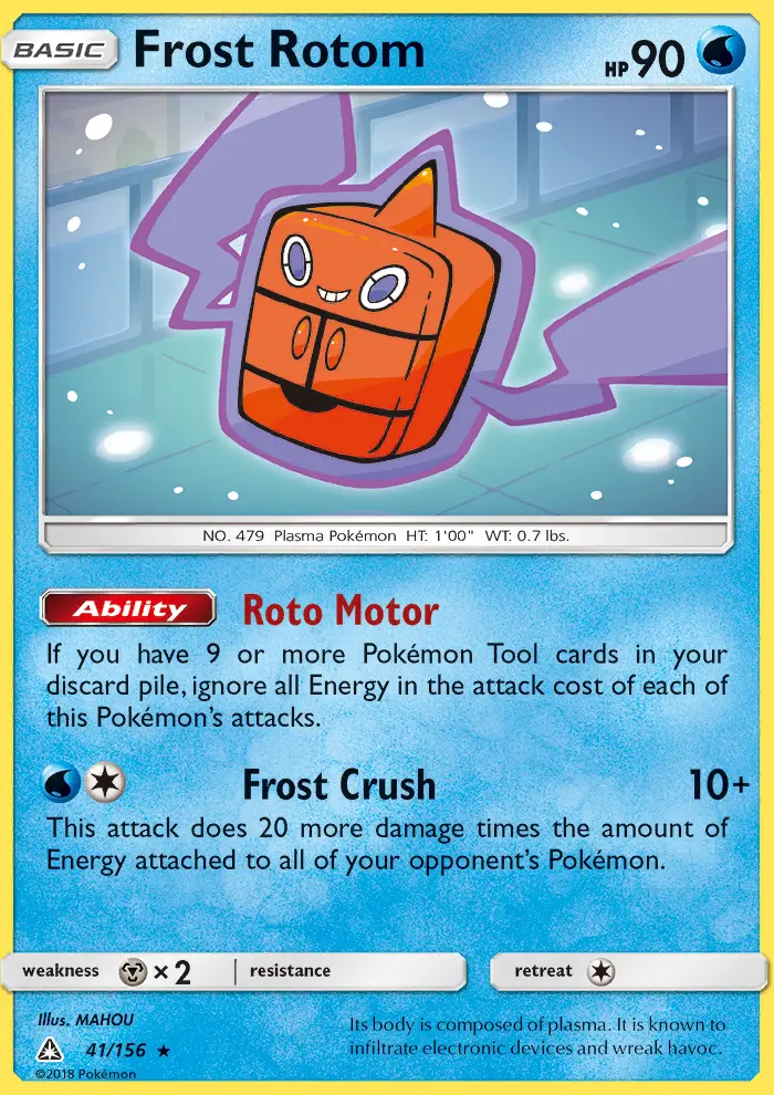 Frost Rotom (#41) — UPR 041