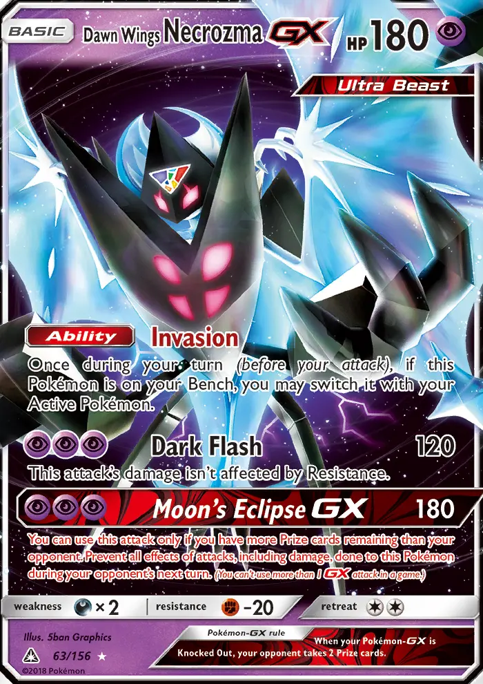 Dawn Wings Necrozma GX (#63) — UPR 063