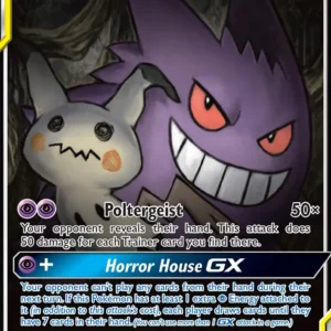 Gengar & Mimikyu GX (#165) — TEU 165
