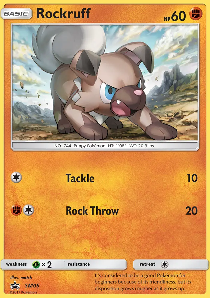 Rockruff (#SM06) — SMP SM06