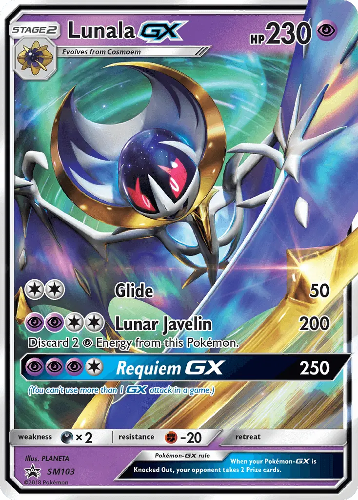 Lunala GX (#SM103) — SMP SM103