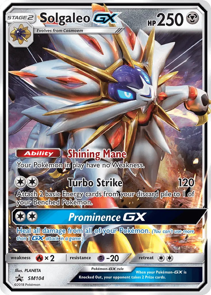 Solgaleo GX (#SM104) — SMP SM104