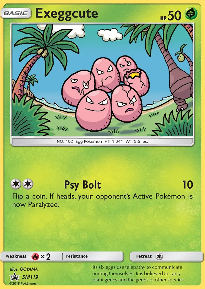 Exeggcute (#SM119) — SMP SM119
