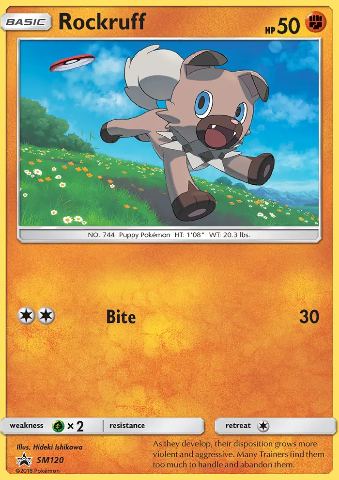 Rockruff (#SM120) — SMP SM120