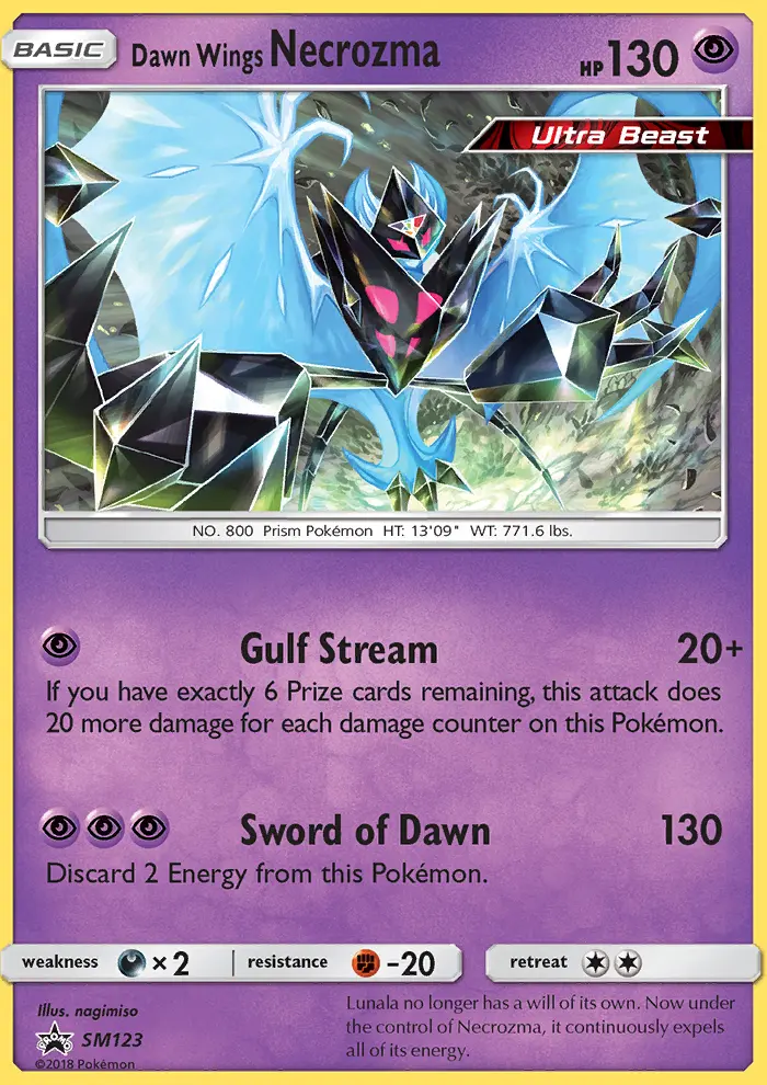 Dawn Wings Necrozma (#SM123) — SMP SM123