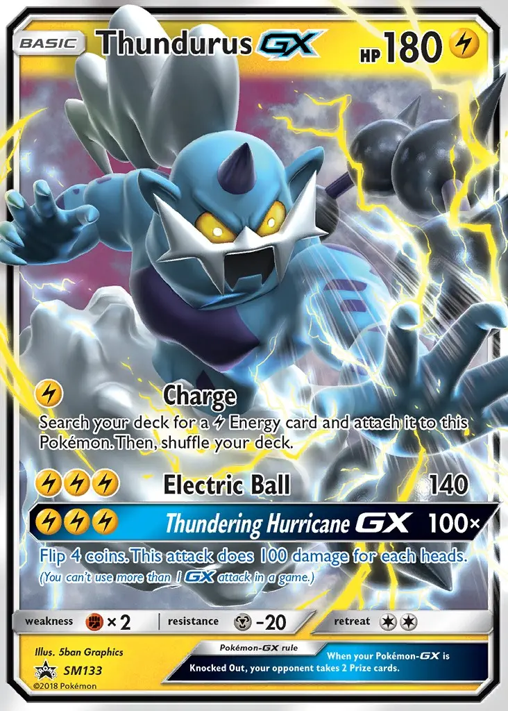 Thundurus GX (#SM133) — SMP SM133