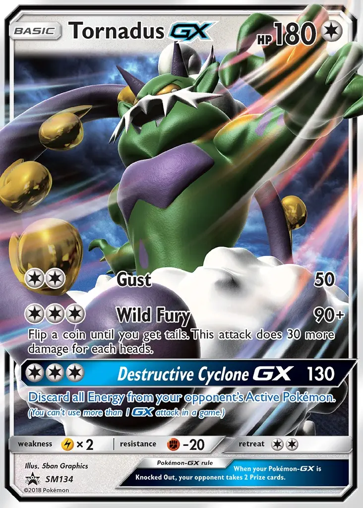 Tornadus GX (#SM134) — SMP SM134