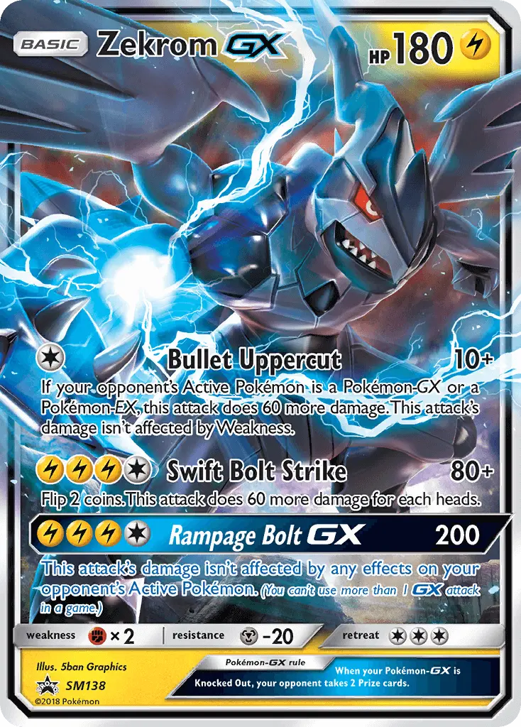 Zekrom GX (#SM138) — SMP SM138
