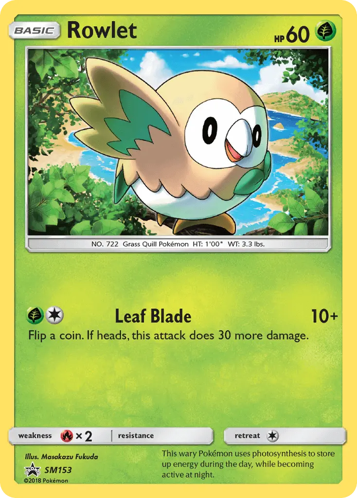 Rowlet (#SM153) — SMP SM153