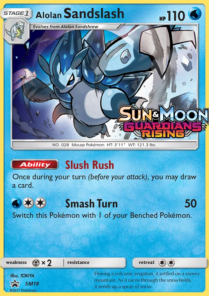 Alolan Sandslash (#SM18) — SMP SM18