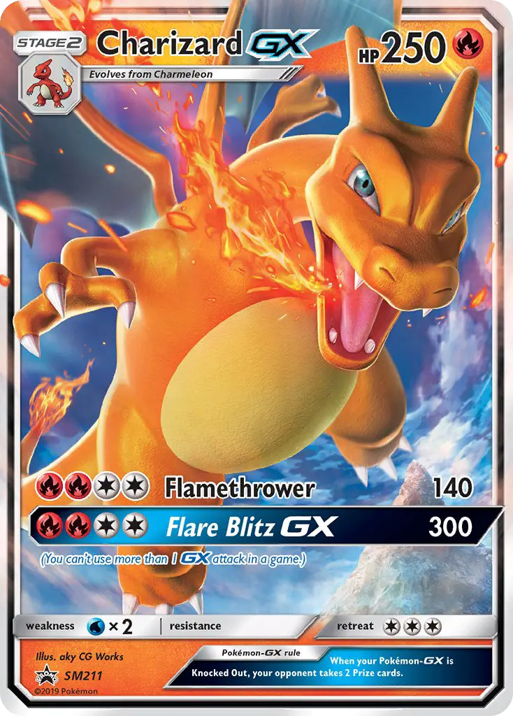 Charizard GX (#SM211) — SMP SM211