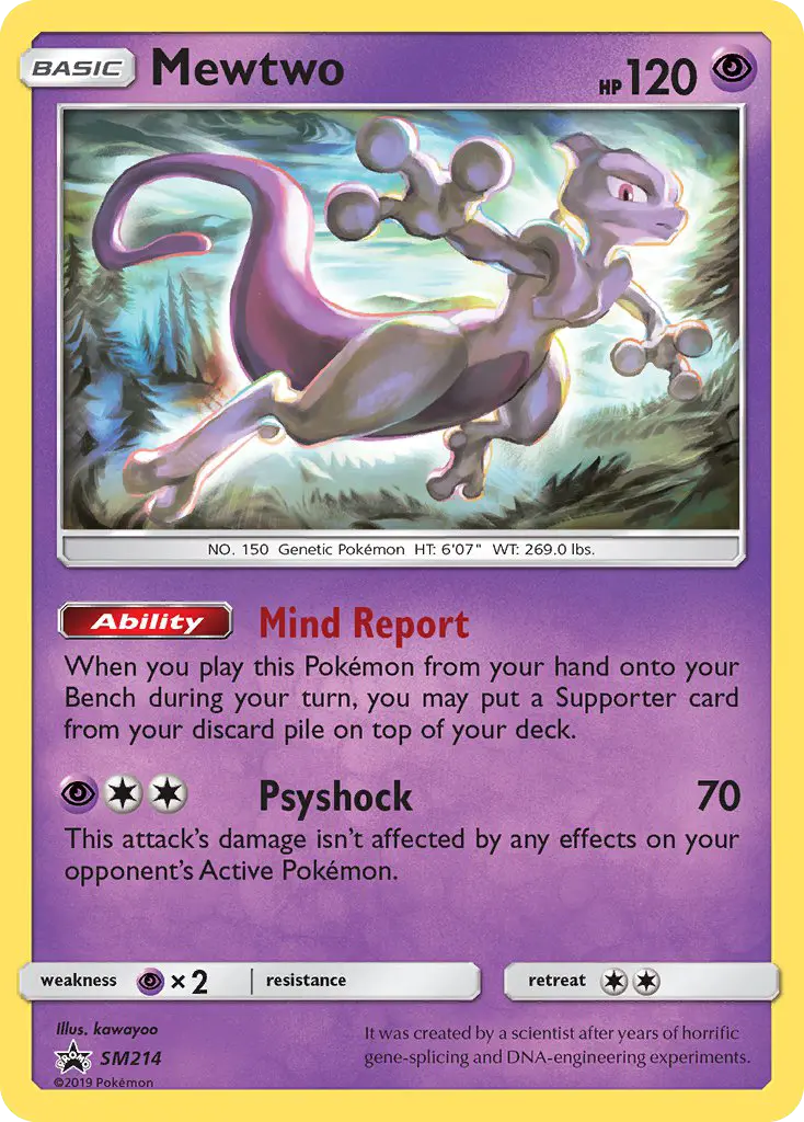 Mewtwo (#SM214) — SMP SM214