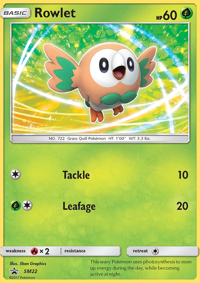 Rowlet (#SM22) — SMP SM22